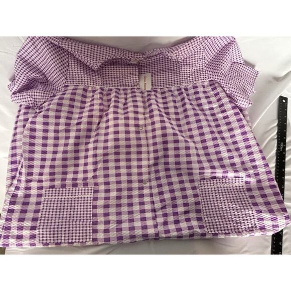 NWT Casual Nights Plus Size 2XL Mumu House Dress Night Gown Snap Buttons NEW - Picture 5 of 7